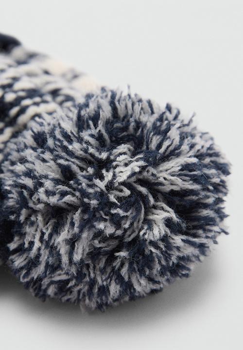 MANGO - Beanie ica - navy