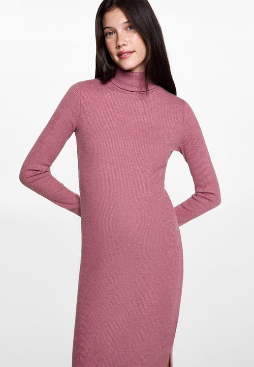 MANGO - Dress vesti - light pastel pink