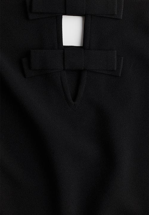 H&M - Strappy jersey top - black