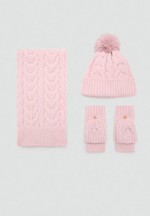 MANGO - Beanie pinky - light pastel pink