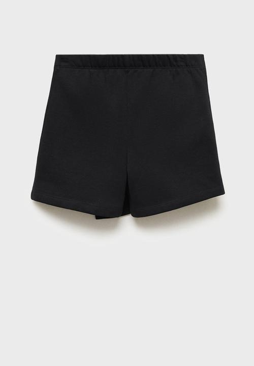 MANGO - Skirt dita - black