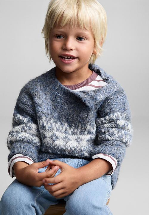 MANGO - Sweater blueb - medium blue
