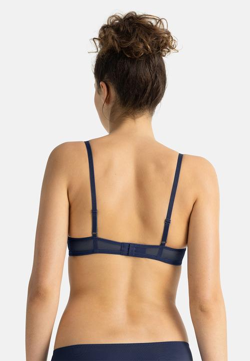 DORINA - Talia 2 pack plunge bra - blue & pink