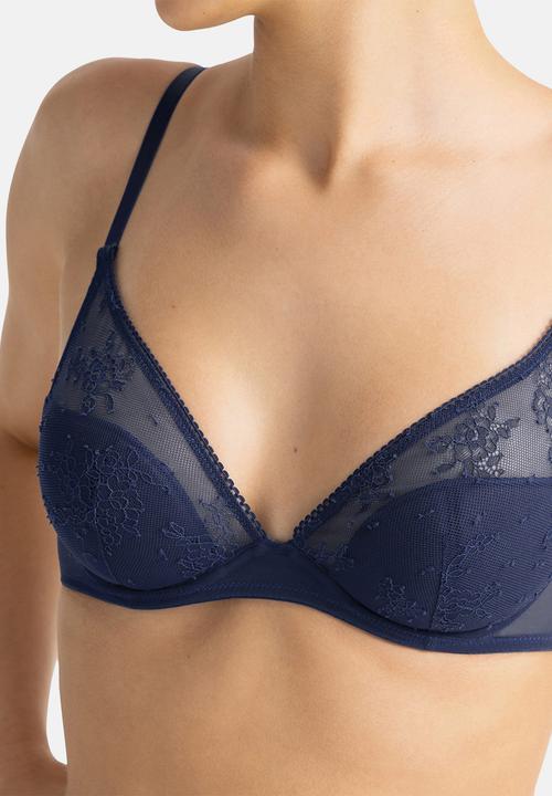 DORINA - Talia 2 pack plunge bra - blue & pink