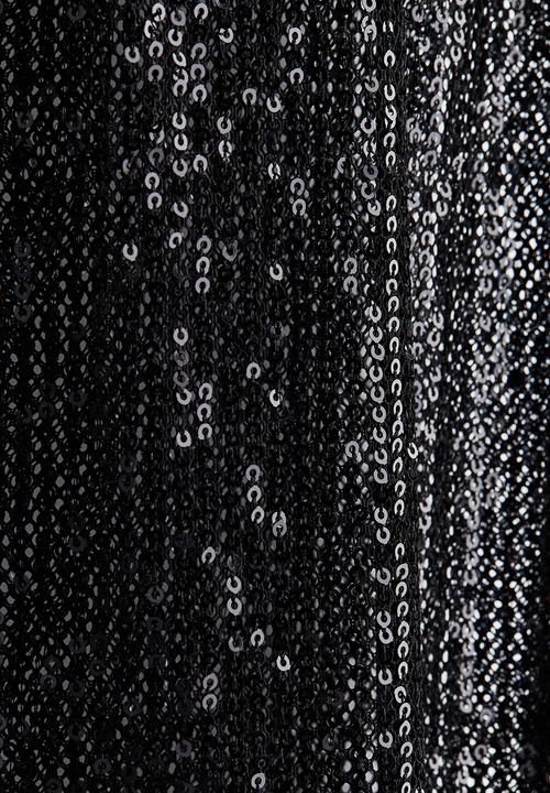 H&M - Sequined fishnet dress - black