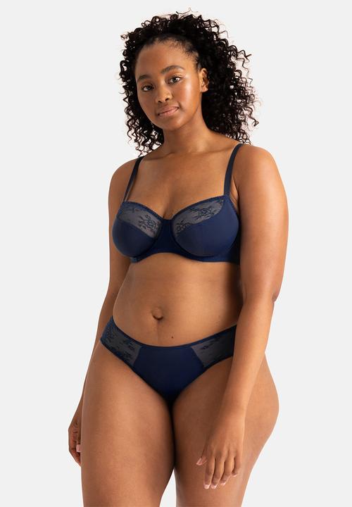 DORINA - Plus Talia 2 pack cheeky hipster - blue & pink