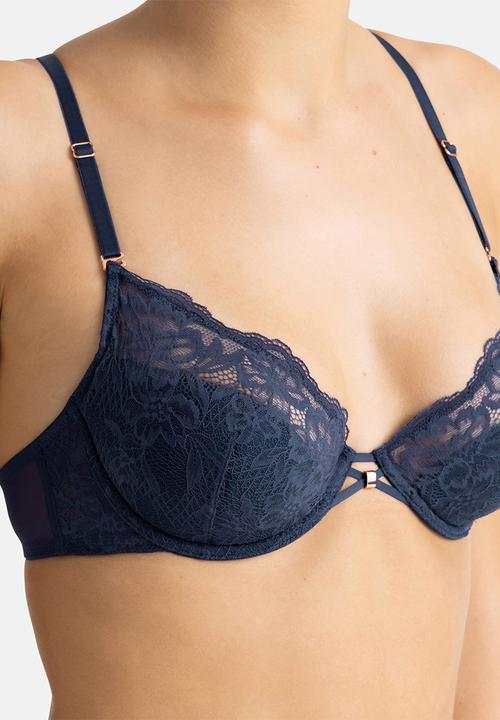 DORINA - Lilian demi bra - blue