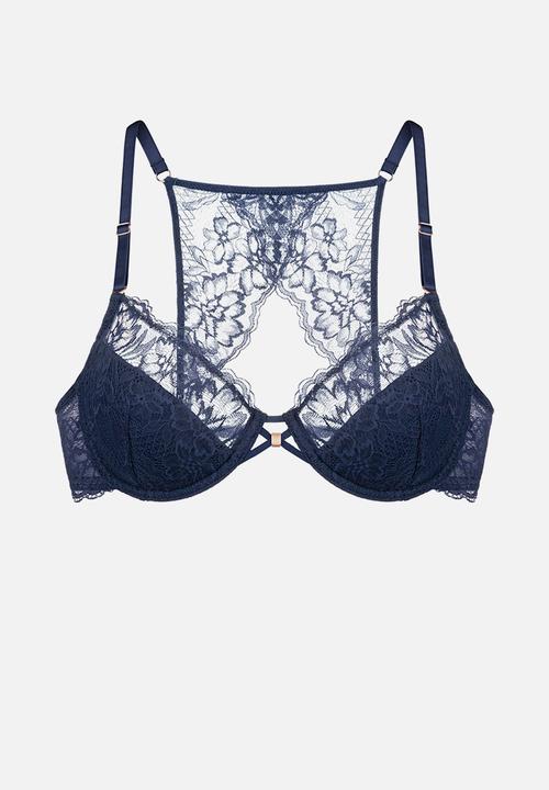 DORINA - Lilian demi bra - blue