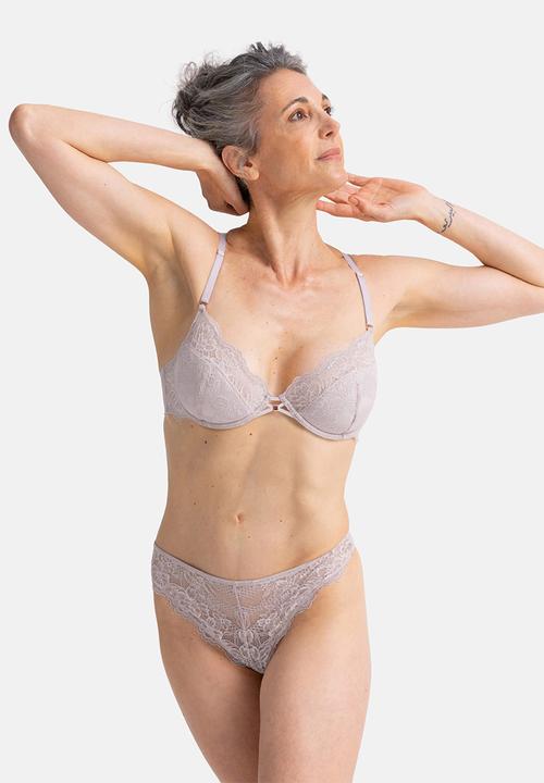 DORINA - Lilian demi bra - lilac