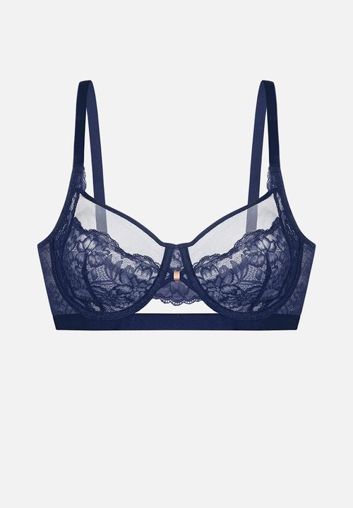DORINA - Curvy lilian wired bra - blue