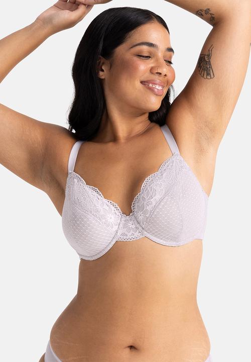 DORINA - Curvy Sierra 2 pack wired bra - lilac & blue