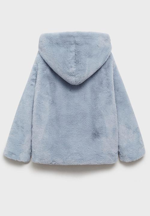 MANGO - Coat bolita7 - medium blue