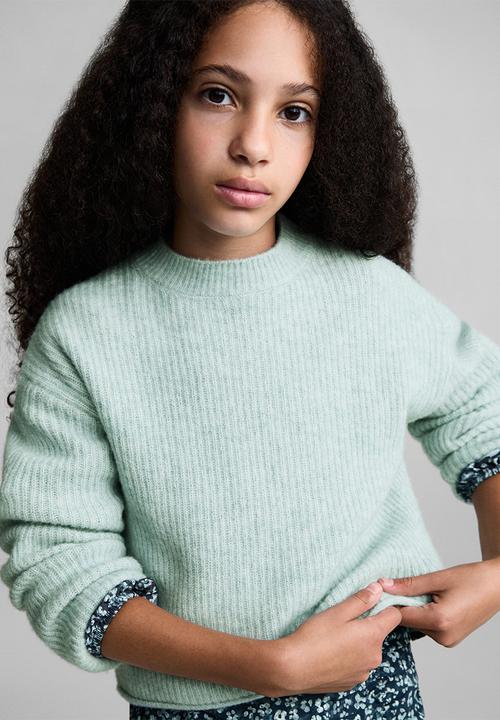 MANGO - Sweater sophie - light pastel green