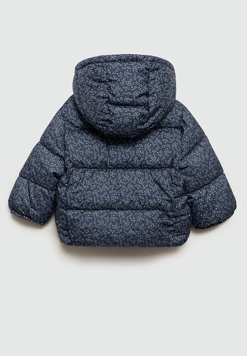 MANGO - Puffer coat june7 - medium blue