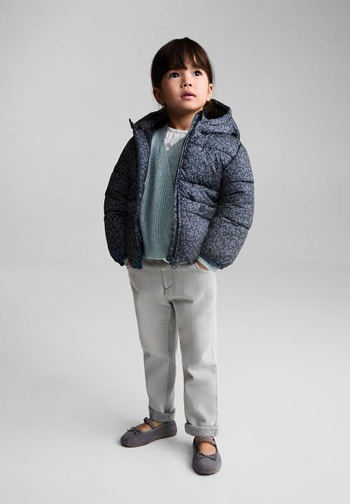 MANGO - Puffer coat june7 - medium blue