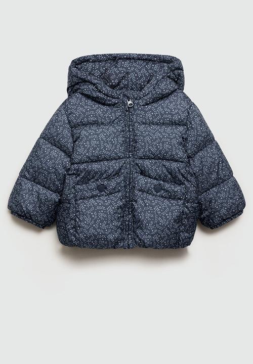 MANGO - Puffer coat june7 - medium blue