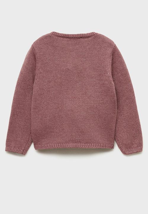 MANGO - Cardigan oregon - dark red