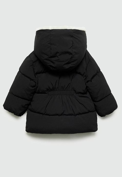 MANGO - Puffer coat sophie - black