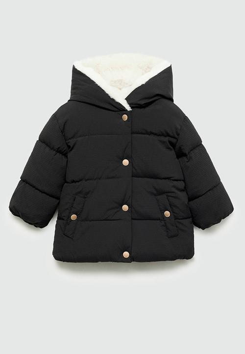 MANGO - Puffer coat sophie - black
