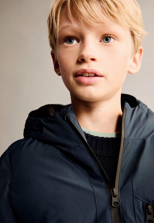 MANGO - Puffer coat ignacio - navy