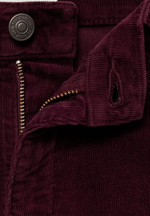 MANGO - Plus jeans siennap - dark red