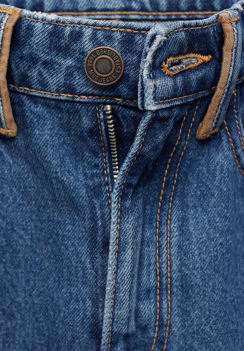 MANGO - Plus jeans bannack - open blue