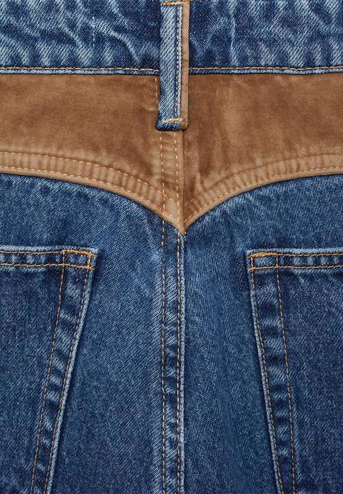 MANGO - Plus jeans bannack - open blue