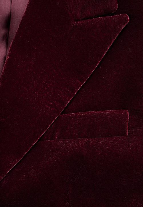 MANGO - Plus blazer combi - dark red