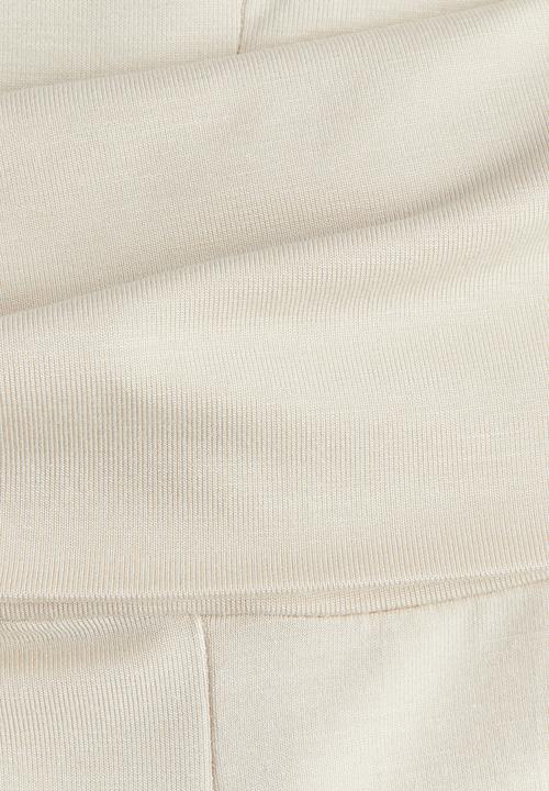 H&M - Foldover-waist trousers - white
