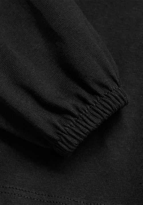 MANGO - T-shirt heart - black