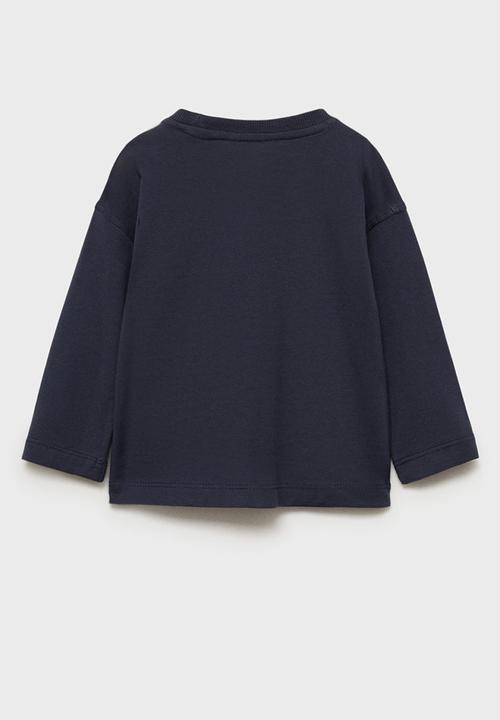 MANGO - T-shirt skibear - navy