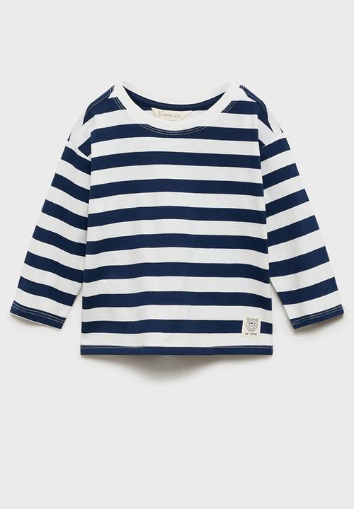 MANGO - T-shirt luckyb - navy