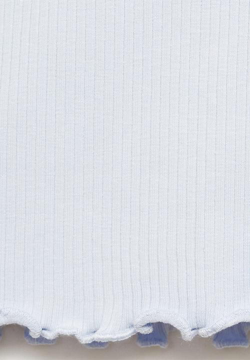 MANGO - T-shirt turbob - light pastel blue