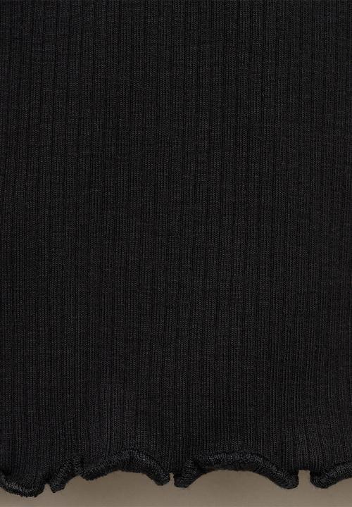 MANGO - T-shirt turbob - black