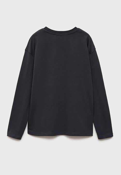 MANGO - T-shirt forward - black