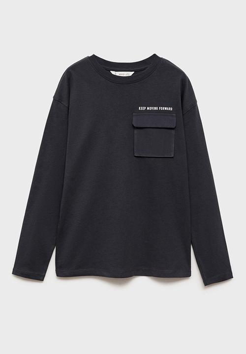 MANGO - T-shirt forward - black