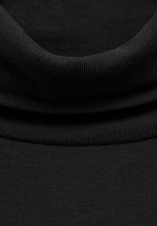 MANGO - T-shirt turbo7 - black