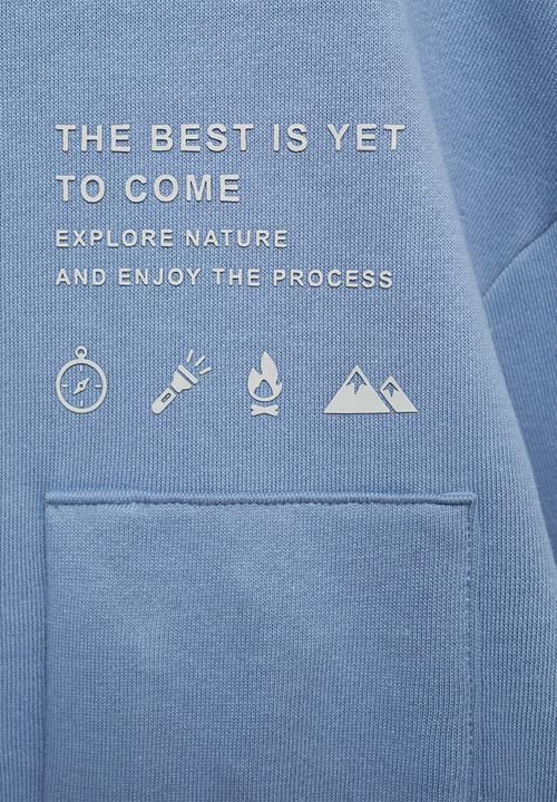MANGO - Sweatshirt elements - medium blue