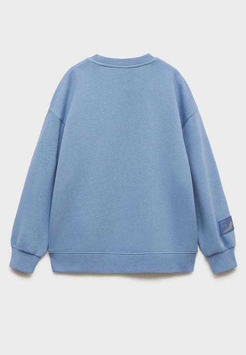 MANGO - Sweatshirt elements - medium blue