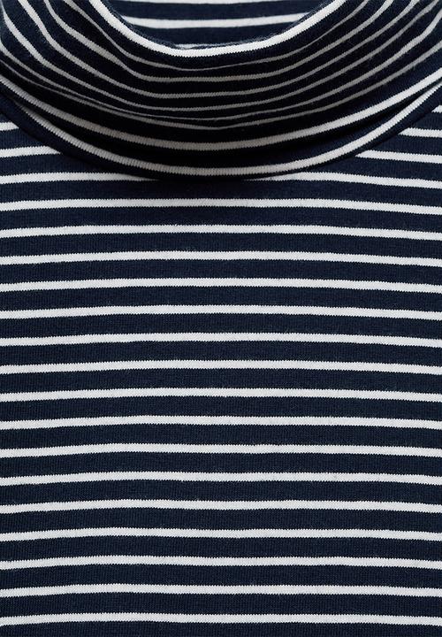 MANGO - T-shirt lipa - navy