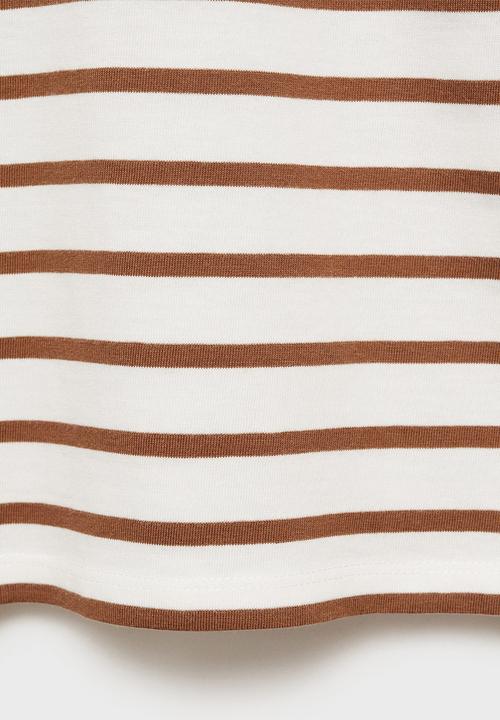 MANGO - T-shirt lucky - dark brown