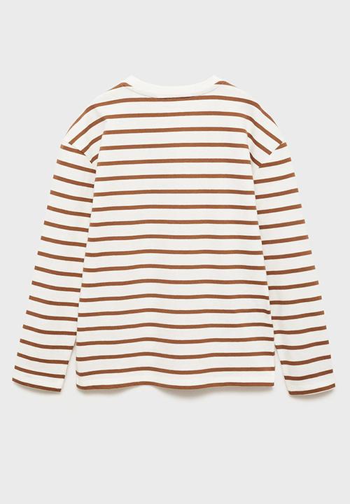 MANGO - T-shirt lucky - dark brown