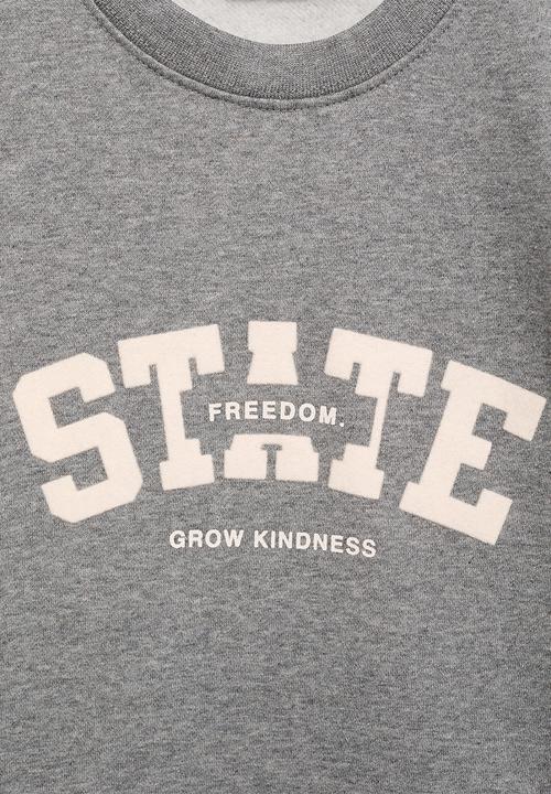 MANGO - Sweatshirt state - medium gray