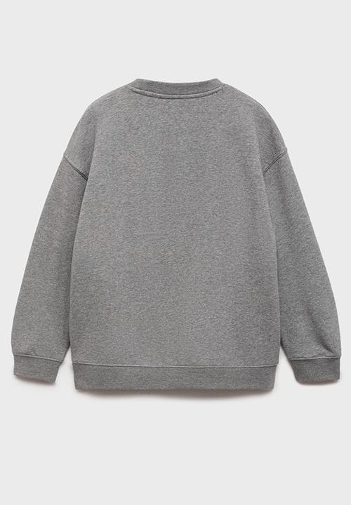 MANGO - Sweatshirt state - medium gray