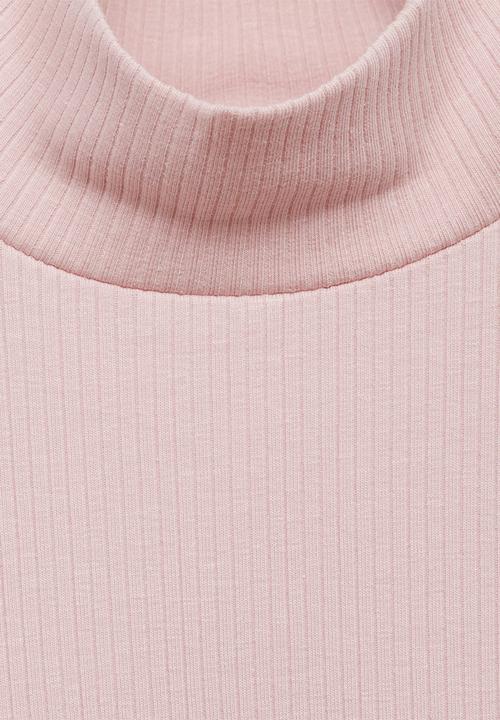 MANGO - T-shirt turborib - pink