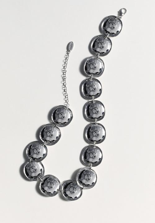 MANGO - Necklace olga - silver