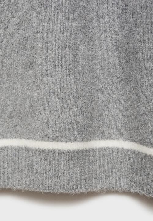 MANGO - Plus Sweater Fran - Medium Gray