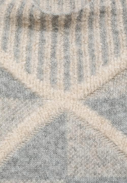 MANGO - Plus Sweater Rombu - Gray