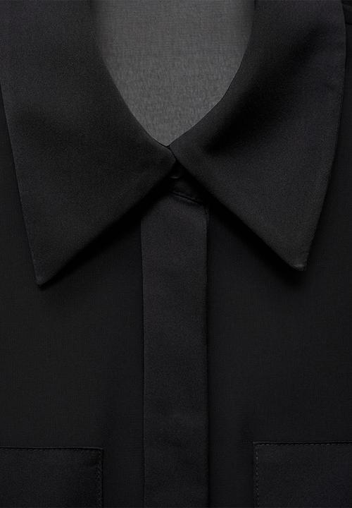 MANGO - Plus Shirt Doyle - Black
