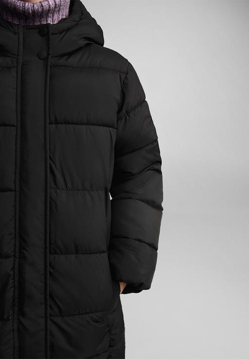 MANGO - Puffer coat anna - black